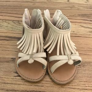 GAP KIDS fringe sandals size 8